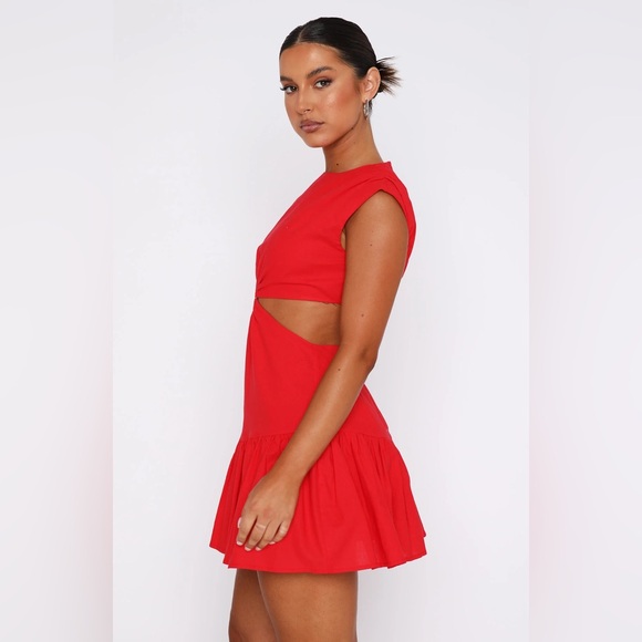 NWT Whitefox ‘Celebrate You’ Linen Mini Dress - Picture 2 of 6